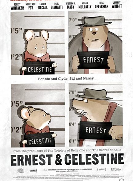 دانلود کارتون ارنست و سلستین با دوبله فارسی Ernest & Celestine 2012