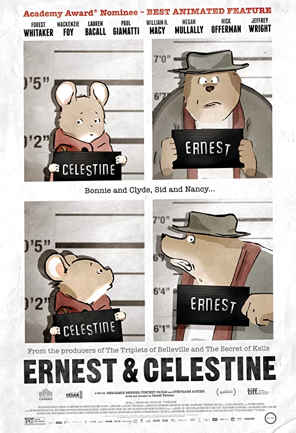 دانلود کارتون ارنست و سلستین با دوبله فارسی Ernest & Celestine 2012