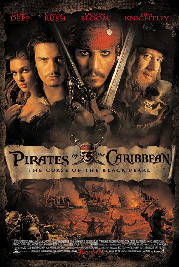 دانلود دوبله فارسی دزدان دریایی کارائیب ۱: نفرین مروارید سیاه Pirates of the Caribbean: The Curse of the Black Pearl 2003