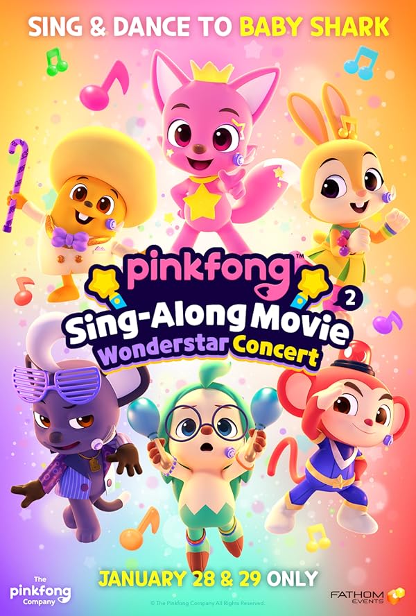 دانلود انیمیشن پینک فونگ ۲: کنسرت ستاره عجایب – دوبله فارسی 2022 Pinkfong Sing-Along Movie 2: Wonderstar Concert