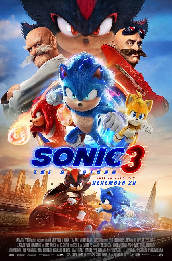 دانلود فیلم سونیک خارپشت ۳ – پرده ای 2024 Sonic the Hedgehog 3