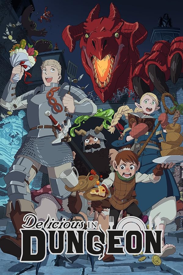 دانلود سریال انیمیشن غذای دخمه 2024 Delicious in Dungeon